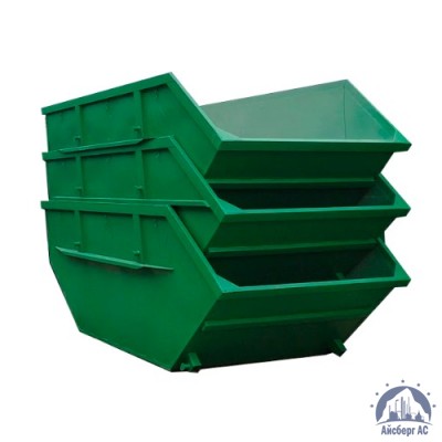 Бункер накопитель 8 м3 – мусорный контейнер “лодочка” купить в Краснодаре